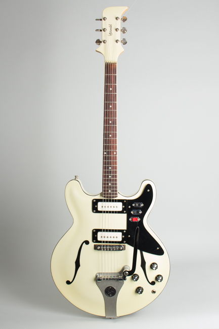 Standel  Custom Deluxe Model 102 Thinline Hollow Body Electric Guitar ,  c. 1966