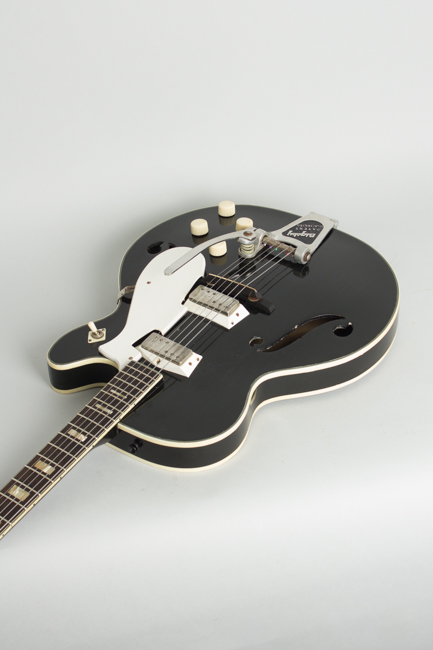  Silvertone Model 1446L Thinline Hollow Body Electric Guitar, made by Harmony  (1960s)