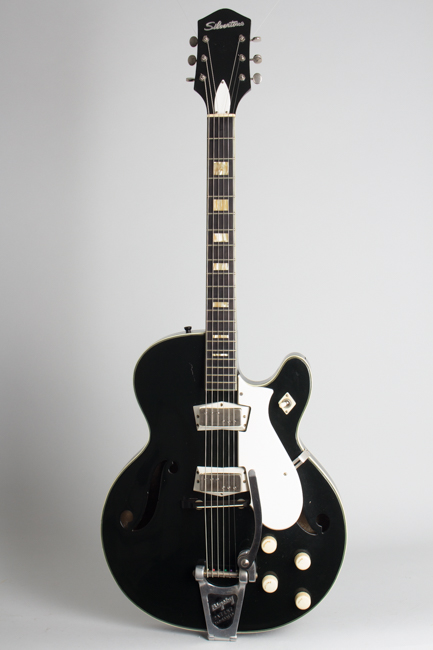  Silvertone Model 1446L Thinline Hollow Body Electric Guitar, made by Harmony  (1962)