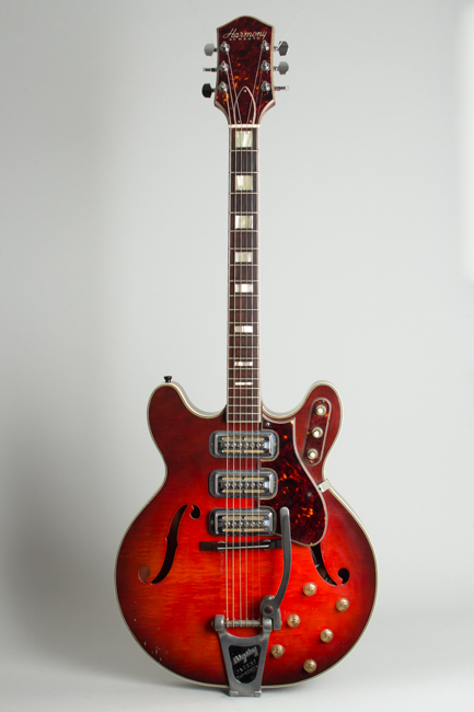 Harmony  H78 Heath Model TG-46 Thinline Hollow Body Electric Guitar ,  c. 1966
