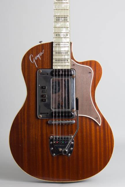  Goya Model 90 Semi-Hollow Body Electric Guitar, made by Hagstrom  (1960)