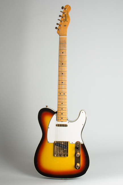 Fender  Telecaster Custom with Gold Hardware Solid Body Electric Guitar  (1966)