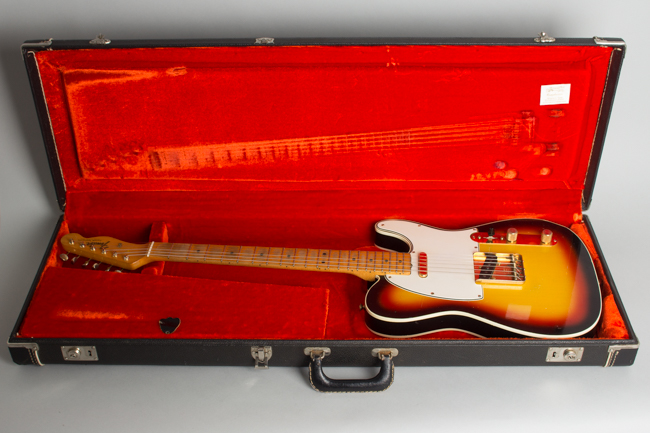 Fender  Telecaster Custom with Gold Hardware Solid Body Electric Guitar  (1966)