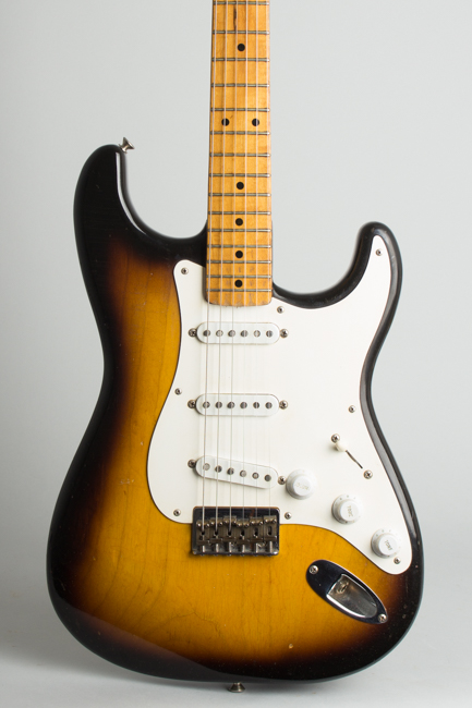 Fender  Stratocaster Non Tremolo Solid Body Electric Guitar  (1955)