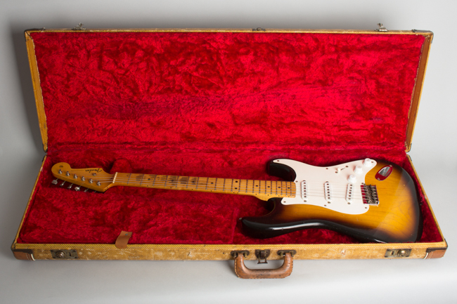 Fender  Stratocaster Non Tremolo Solid Body Electric Guitar  (1955)