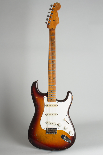 Fender  Stratocaster Non Tremolo Solid Body Electric Guitar  (1958)