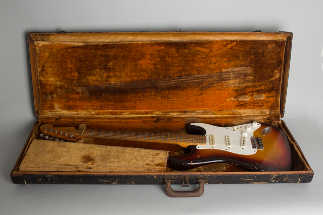 Fender  Stratocaster Non Tremolo Solid Body Electric Guitar  (1958)