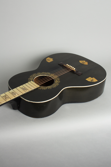 Stella  Gambler Grand Concert Flat Top Acoustic Guitar ,  c. 1930