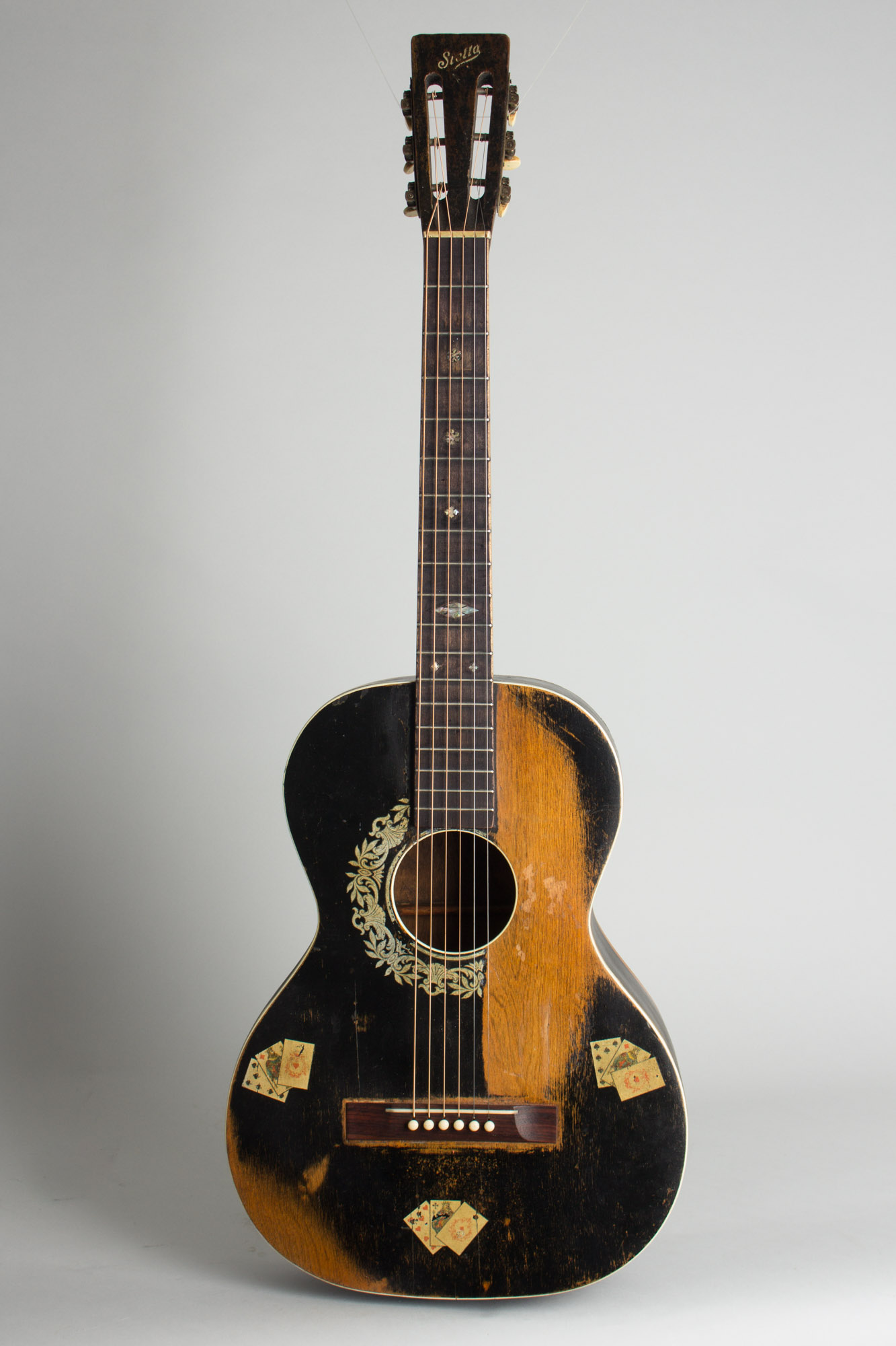 Stella Gambler Flat Top Acoustic Guitar , c. 1930 | RetroFret