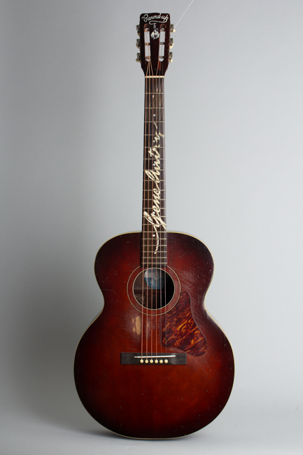  Supertone Gene Autry Round Up Flat Top Acoustic Guitar, made by Harmony  (1940)