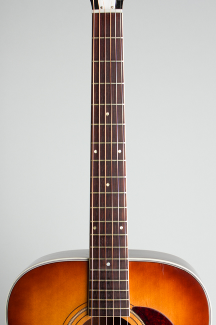  Silvertone Model 1220L Jumbo Flat Top Acoustic Guitar, made by Harmony  (1969)
