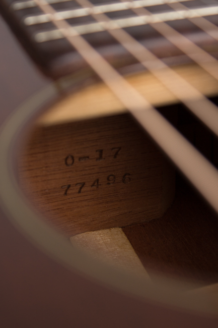 C. F. Martin  0-17 Flat Top Acoustic Guitar  (1941)