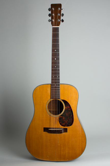 C. F. Martin  D-18 Flat Top Acoustic Guitar  (1966)