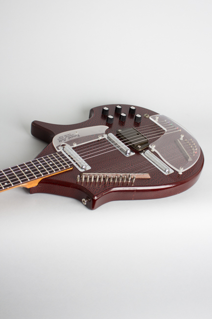  Coral Sitar Semi-Hollow Body Electric Guitar, made by Danelectro  (1967)