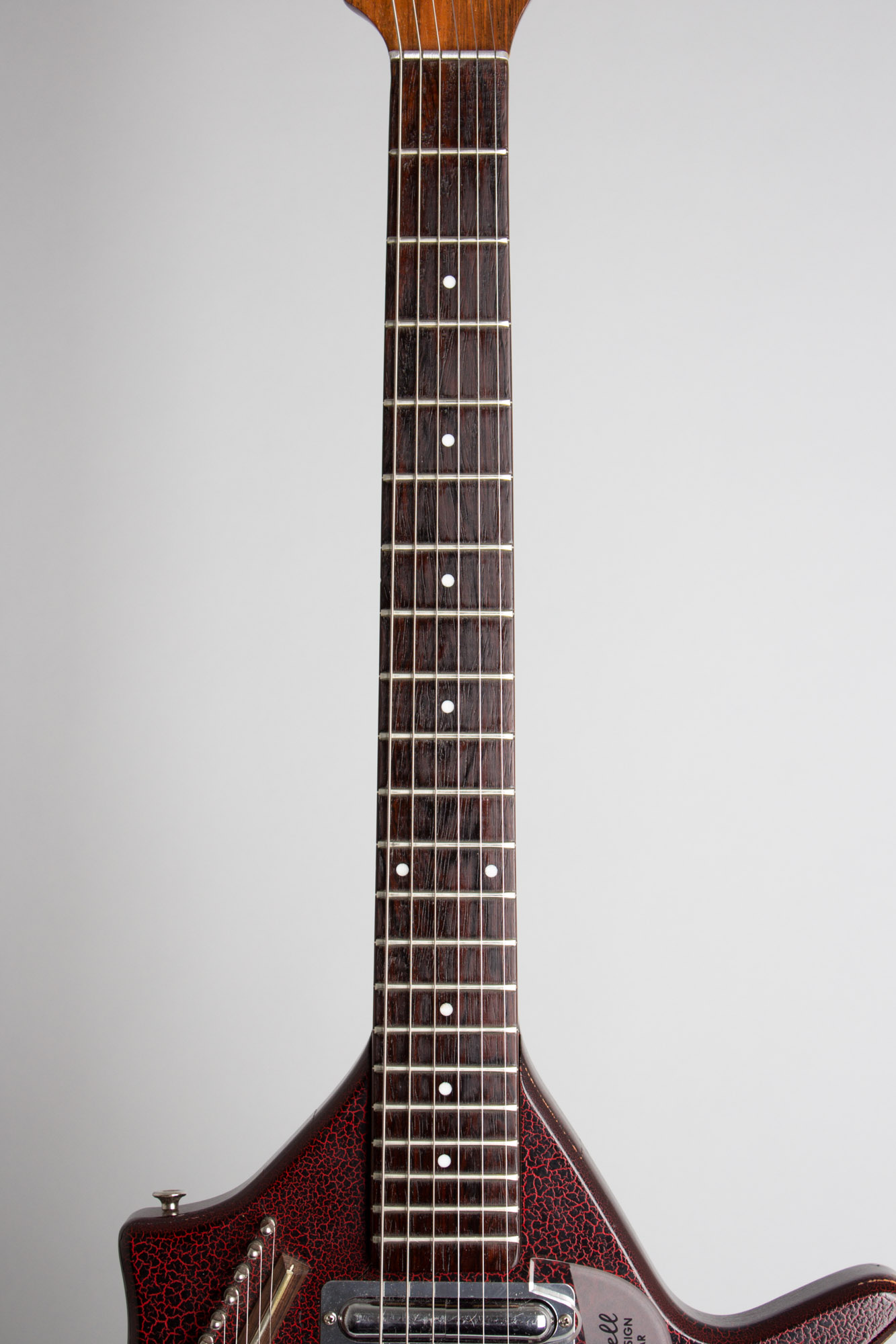Coral Sitar SemiHollow Body Electric Guitar, made by Danelectro (1967) RetroFret