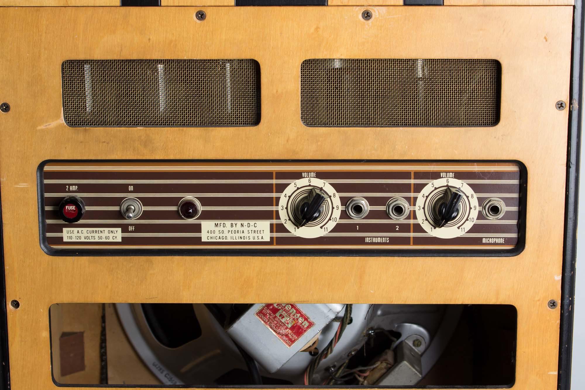 National Model 500 Tube Amplifier (1942) RetroFret