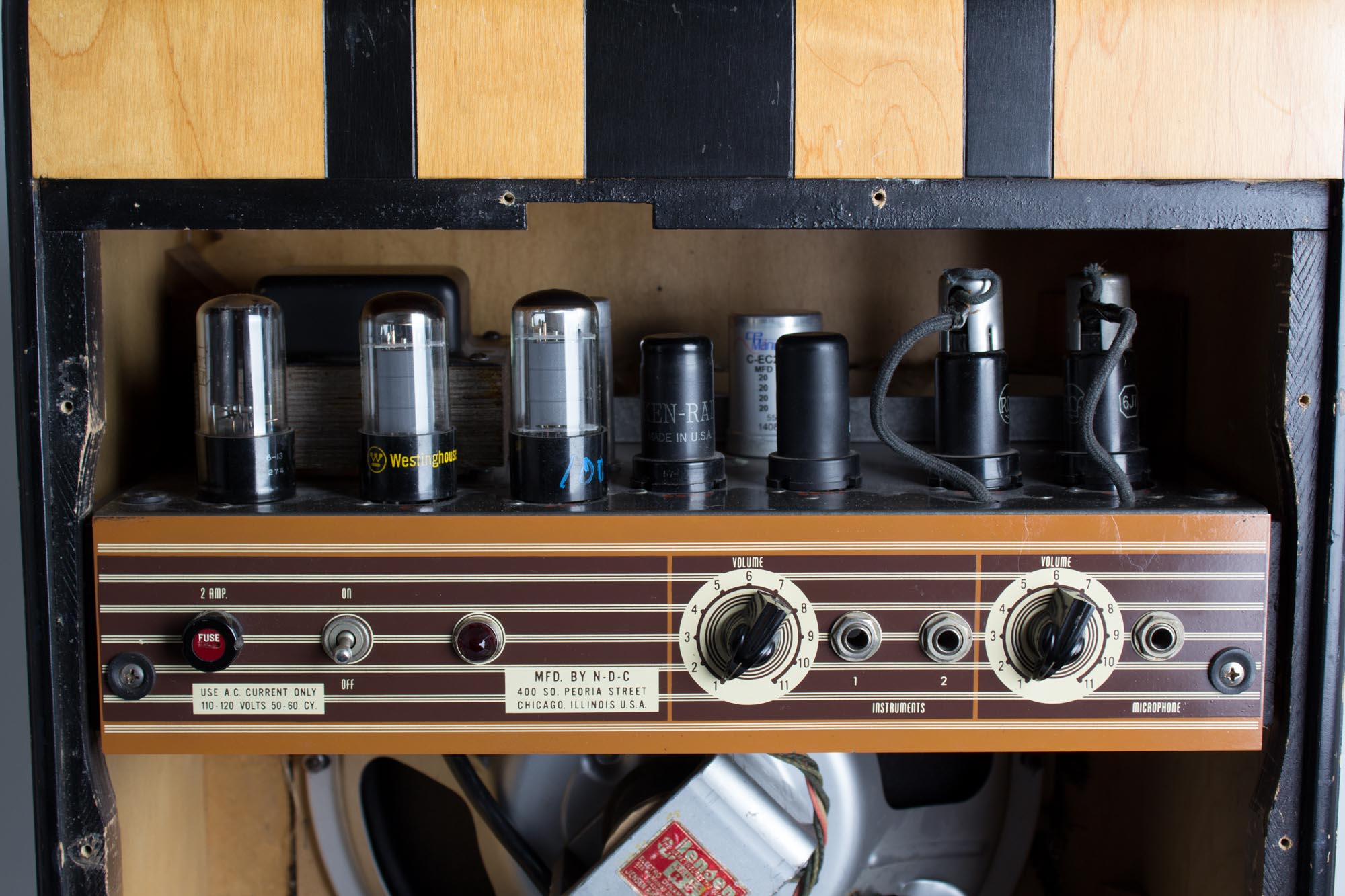 National Model 500 Tube Amplifier (1942) RetroFret