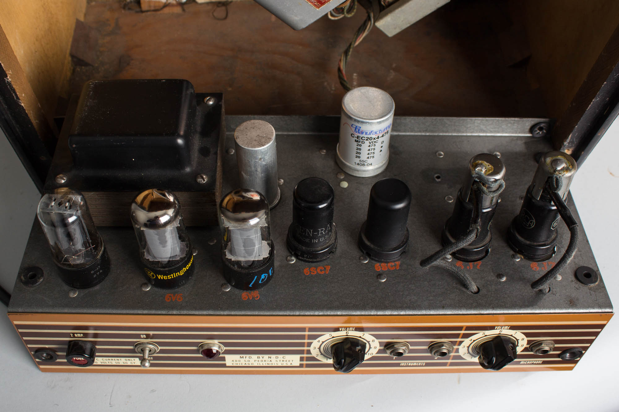 National Model 500 Tube Amplifier (1942) RetroFret