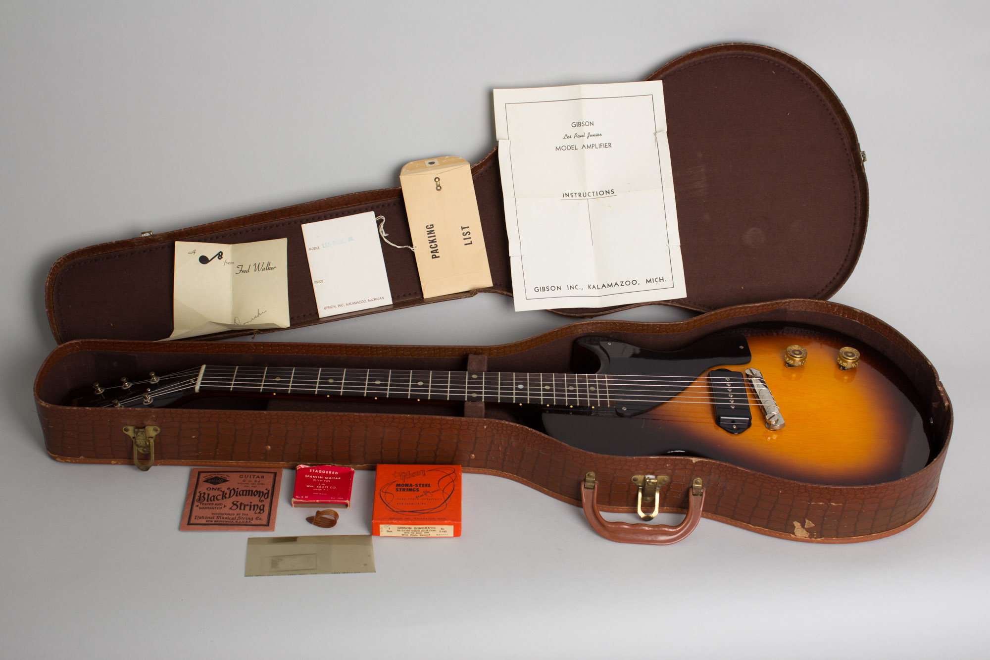 Gibson Les Paul Junior Solid Body Electric Guitar (1955) | RetroFret
