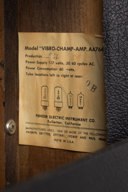 Fender  Vibro-Champ AA-764 Tube Amplifier (1965)