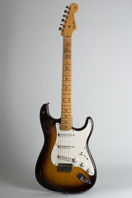 Fender  Stratocaster Non Tremolo Solid Body Electric Guitar  (1956)