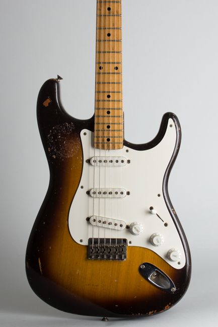 Fender  Stratocaster Non Tremolo Solid Body Electric Guitar  (1956)
