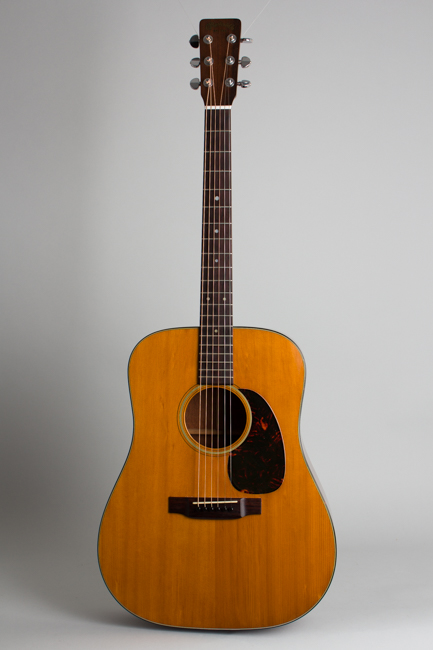 C. F. Martin  D-18 Flat Top Acoustic Guitar  (1966)