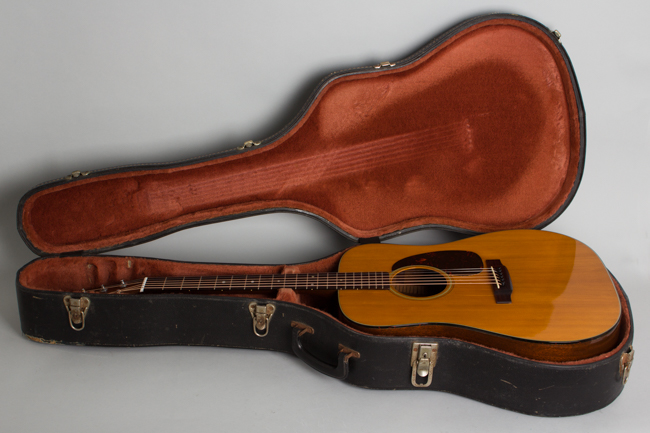 C. F. Martin  D-18 Flat Top Acoustic Guitar  (1966)