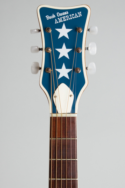  Buck Owens American Flat Top Acoustic Guitar, made by Harmony  (1970)