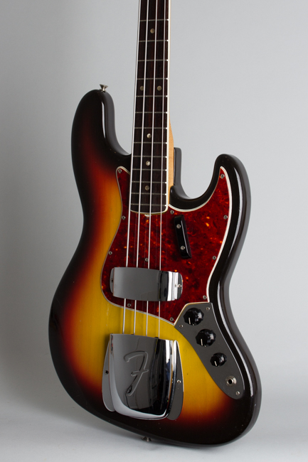 Fender  Jazz Bass Solid Body Electric Bass Guitar  (1966)