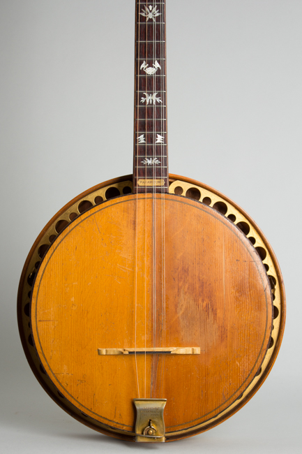 Paramount  Tenor Harp Style E Wood Top Banjo  (1924)