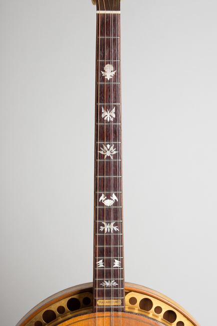 Paramount  Tenor Harp Style E Wood Top Banjo  (1924)