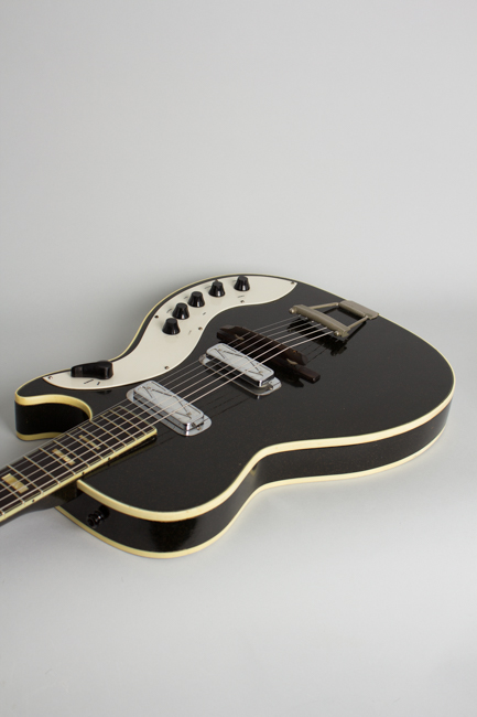  Silvertone Model 1423 Semi-Hollow Body Electric Guitar,  made by Harmony  (1963)