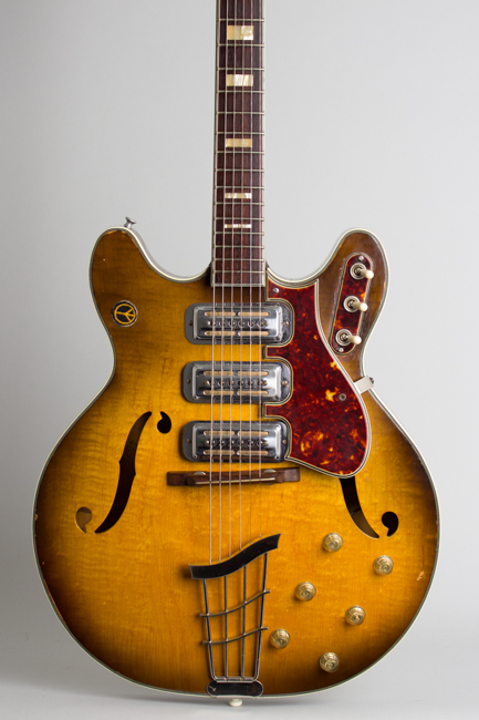 Harmony  H-75 Thinline Hollow Body Electric Guitar  (1960)