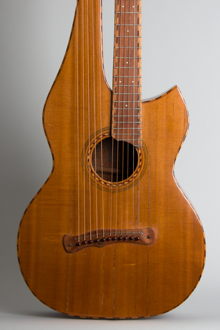 Knutsen  11 String Harp Guitar ,  c. 1915