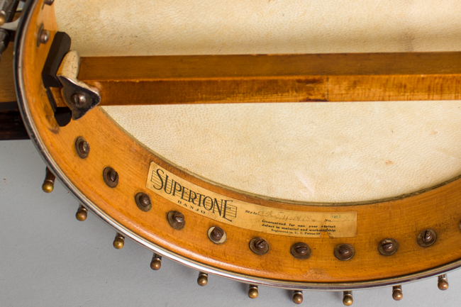  Supertone 5 String Banjo, made by Rettberg and Lange ,  c. 1918