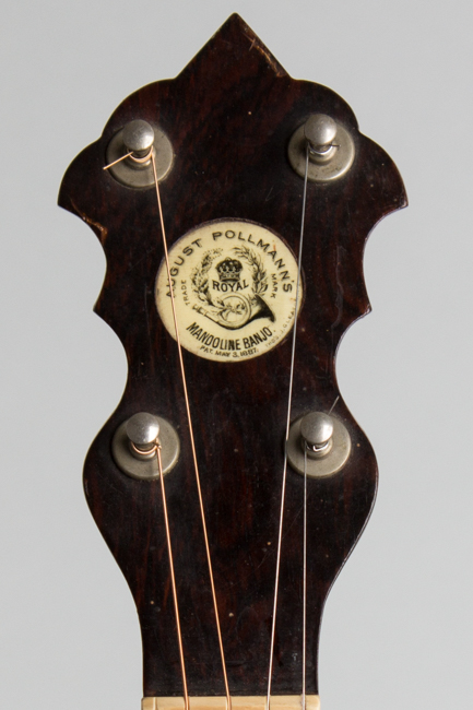 August Pollmann  Royal Mandolin Banjo  (1890s)