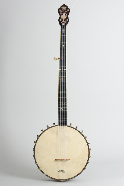 expand image Bacon Professional FF Special Grand Concert 5 String Banjo , c. 1915